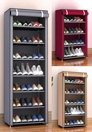 34568 Layers Dustproof Assemble Shoes Rack DIY Home Furniture Nonwoven Storage Shoe Shelf Hallway Cabinet Organizer Holder FH6408089