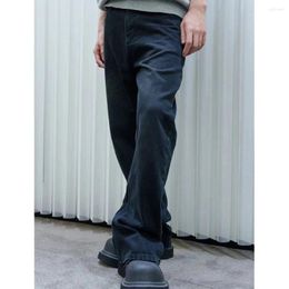 Men's Jeans 2024 Black With A Slightly Flared Design And Built-in Leg Pulling Effect Versatile Not Picky In Body Shape