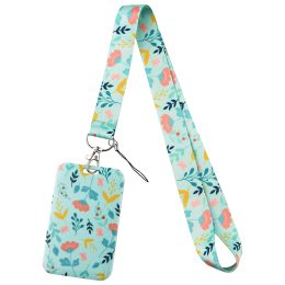 Cute Cat Neck Strap Lanyards for Keys Keychain Badge Holder ID Credit Card Pass Hang Rope Lariat Phone Charm Accessories