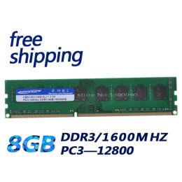 RAMs KEMBONA Hottest ram memory longdimm desktop ddr3 8gb 1600mhz 4Bits 16 chips work for AMD motherboard free shipping