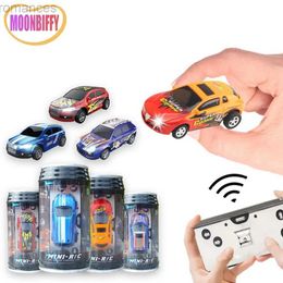 Electric/RC Car 1 64 Remote Control Mini Rc Battery Operated Racing Pvc Cans Pack Machine Drift-Buggy Bluetooth Radio Controlled Toy Kid 240412