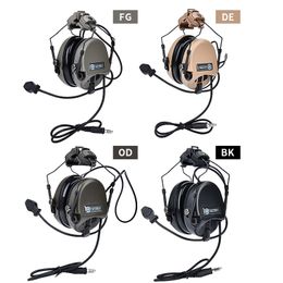 Wadsn Fast Helmet Headset Sordin Tactical Noise Canceling Headphone MSA Wargame Earphone Hunting Shooting Headsets U94 PTT