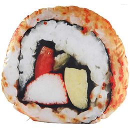 Pillow Sushi Roll Funny Stuffed Throw Decorative For Bed Couch Car