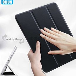 Tablet PC Cases Bags Case For iPad 2 3 4 9.7 th Cover Flip Tablet Case Leather Smart sleep wake up Shell PC Back Stand capa A1458 A1395 A1416 240411