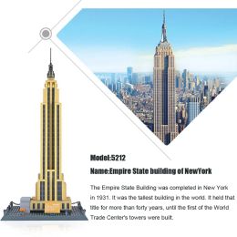 Building Blocks World Famous Architecture Model Bricks Sets Empire Building Of NewYork Toys Adults Gifts Collection
