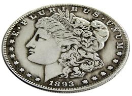 US 1893PCCOS Morgan Dollar Silver Plated Copy Coins metal craft dies manufacturing factory 7658392