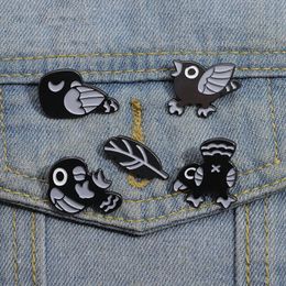 Halloween dark tarot gothic animals enamel pin Cute Anime Movies Games Hard Enamel Pins Collect Metal Cartoon Brooch Backpack Hat Bag Collar Lapel Badges
