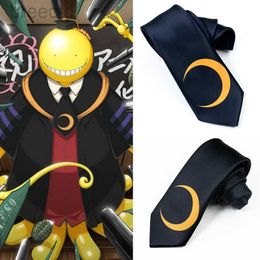 Anime Costumes Korosensei Tie Anime Assassination Classroom Korosensei Cosplay Costume Necktie Tie Halloween Christmas Gift Unisex 240411