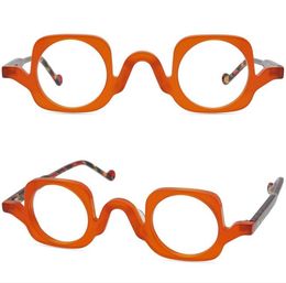 Fashion Sunglasses Frames Personality Niche Designer Eyewear Vintage Handmade Acetate Optical Reading Glasses Men Fun Eyeglass Ocu7993834