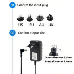 DC 24V 2A Switching Power Supply 90turn 24V 2000MA Power Adapter Wall Plug-in Water Purifier Power Cord Eu Plug Us Plug