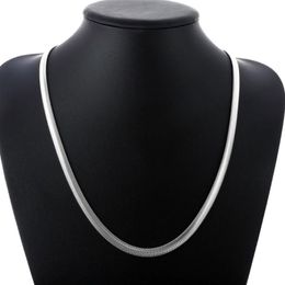 Hermosa 6mm Snake Chain Necklace Choker Necklaces Modern Beauty 16'' '18'' 20'' 22'' 268k