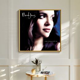 Norah Jones Come Away With Me Music Album Cover Poster Canvas Art Print Home Decor Wall Painting ( No Frame )