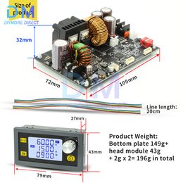 XY6015L CNC Adjustable DC Stabilised Voltage Power Supply Constant Voltage And Constant Current 15A/900W Step-down Module