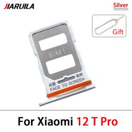 Original For Xiaomi Mi 12 Lite 12T Pro Mi 12 SIM Card Tray Chip Slot Drawer Holder Adapter Accessories + Pin