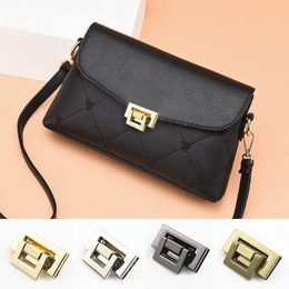 Square Bag Buckle Metal Bag Clasp Bag Hardware Twist Locks Bag Part Accessory Turn Lock DIY