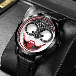 Wristwatches 2022Top Brand Joker Luxury Watch Men Fashion Personality Alloy Quartz Watches Mens Limited Edition Designer Gift9288493