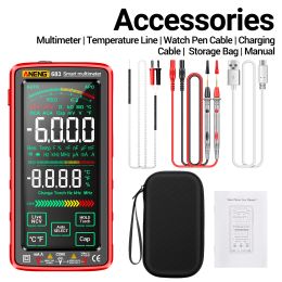 ANENG 683 Digital Multimeter Professional Non-contact Voltage Tester AC/DC Voltage Meter 6000 Counts Touch Screen Current Tester