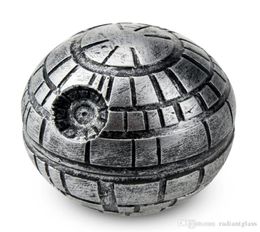 Other Smoking Accessories Death star tobacco grinders 2inches 3 Layers herb PokeBall Grinder Round Aluminium8792324