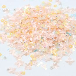 20g/50g/500g Polymer Clay Candy Color Scheme Polymer Clay Pearl Glitter Mix DIY phone Case Accessories crafts supplies 3-13mm