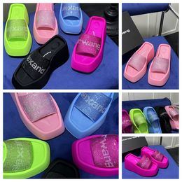 Designer Sandals Slippers Luxury Womens Velvet material Velcro party Rooms GAI Slip-On Size 35-42 6cm-10cm Free shipping