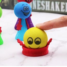 10Pcs Plastic Dolls Jump Bounce Elf Children Toys Random Kids Baby Party Birthday Fly Man Multicolor Funny Toy Nice Gift