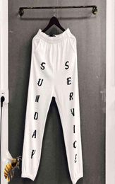 Nuovo Servizio West Sunday Sunday Cpfm Pantaloni della tuta da uomo Women Streetwear Street Hip Hop Sports Pants7397201