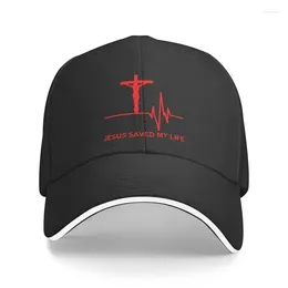 Ball Caps Classic Jesus Saved My Life Religious Christian Baseball Cap Women Men Adjustable Dad Hat Outdoor