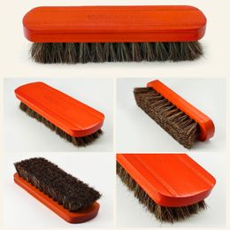 1PCS Horsehair Wooden Brush Car Detailing Polishing Buffing Brush Seat Handle Dashboard Roof Cleaning Premium Car Wash Clean