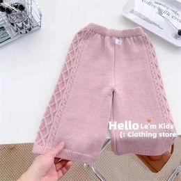 Clothing Sets Girls Sweater Pants Kids Suits 2PCS/Set Cotton 2024 Classic Spring Autumn Formal Sport Teenagers Children