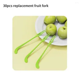 Forks One Fork Is Versatile Abs Bento Fruit Picks Easy To Take Cute Style Kitchen Accessories Small Household Products Trend