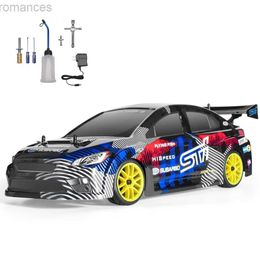 Electric/RC Car HSP 4wd 1 10 On Road Racing RC Car Two Speed Drift Vehicle Toys 94102 4x4 Nitro Gas Power High Speed Hobby Remote Control Car 240411