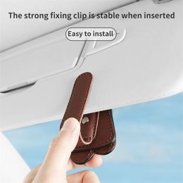 Portable Car Sunglasses Clip Multifunctional Sun Visor Sun Glasses Bill Card Eyeglass Sunshade Storage Rack Car Accessories