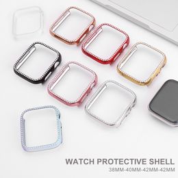Bling Protective Shell For Apple Watch 7 8 5 6 SE 4 Series Strap Frame Cover Ultra 49mm 45mm 40mm 44mm42mm 38mm Iwatch Protector