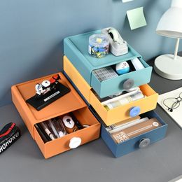 Colour Office Small Drawer Home Office Storage Desk Organisers Bathroom Accessories Makeup Organiser Ps Container Storage Box