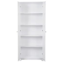 5 Layers Wardrobes Denmark 2 Door Bedroom Wardrobes Home White Shoe Shelf Cabinets Bags Clothing Storage Furniture