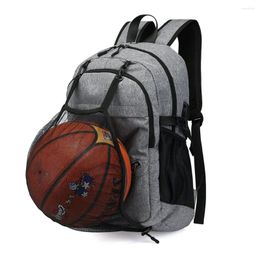 Backpack Basketball Bag Men's USB Charging Smart Waterproof 15.6-inch Computer Student Schoolbag Boys Gift