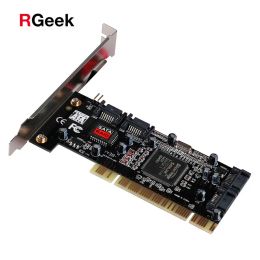 Cards PCI to 4 Port SATA Raid Controller Expansion Card Adapter for Desktop PC HDD SSD