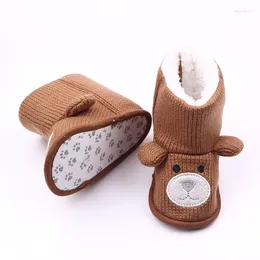 Boots Baby Bear Weave Toddler Flat Fur Unisex Infant Shoes For 0-18M Boy Winter