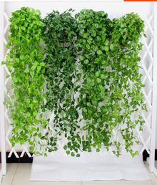 Hanging Vine Leaves Artificial Greenery Artificial Plants Leaves Garland Home Garden Wedding Decorations Wall Decor9393265