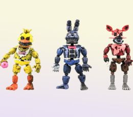 FNAF Games Five Nights at Freddy039s 14517cm Nightmare Freddy Chica Bonnie Funtime Foxy PVC Action Figures model dolls Toys 67168097