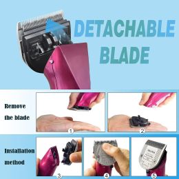 5 in 1 Detachable Replacement Blades Professional For Wahl Animal Bravura .Chromado,Creativa,Figura Dog Clippers for Grooming