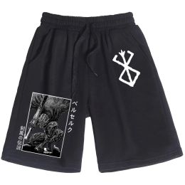 Pants Men's Casual Sports Five Pants Anime Berserks Guts Hip Hop Skateboard Shorts Cartoon Graphics Shor Pants Plus Size Gym Shorts