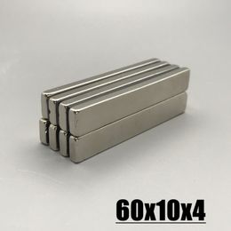 1/2/5/10Pcs 60x10x4mm Neodymium Material 60*10*4mm NdFeB N35 Magnets Strong Block magnet Magnetic Materials Imanes 60*10*4
