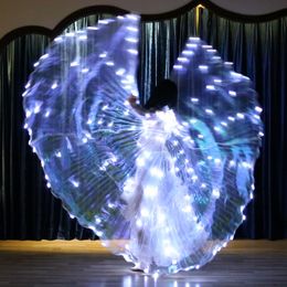 Super Alas Isis Led Wings Belly Dance Accessories Butterfly Wings Costume for Adult Children Costume Circus Led Light Luminous