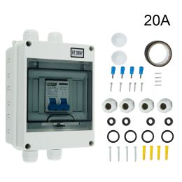Solar System Isolator Switch Box DC440V Circuit Breaker Disconnect Box for Solar Panel Grid Connected System 6 125A Rated