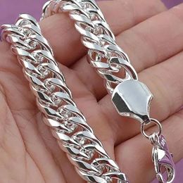 Link Bracelets Wholesale Noble Nice Chain Solid Bracelet For Women Men Charms Party Gift Wedding Fashion Jewelry