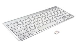 Israel Hebrew Keyboard High Quality UltraSlim Wireless Keyboard Mute Keycap 24G Keyboard for Win XP 7 10 Android TV Box Y08087337386