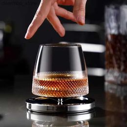 Wine Glasses 280ML lass Whiskey Forein Wine lass Small y Short Feet Rotate Red Wine lass Craft Beer lass Home Use L49