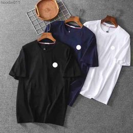 T-shirt maschile designer maschile business basic t shirt fashion france marchio magliette da uomo magliette ricamate di bracciali da braccio badge camicia shorts c24325