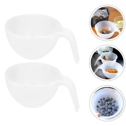 Bowls Multi-purpose Bowl Practical Mixing Cream Containers Handle Handheld